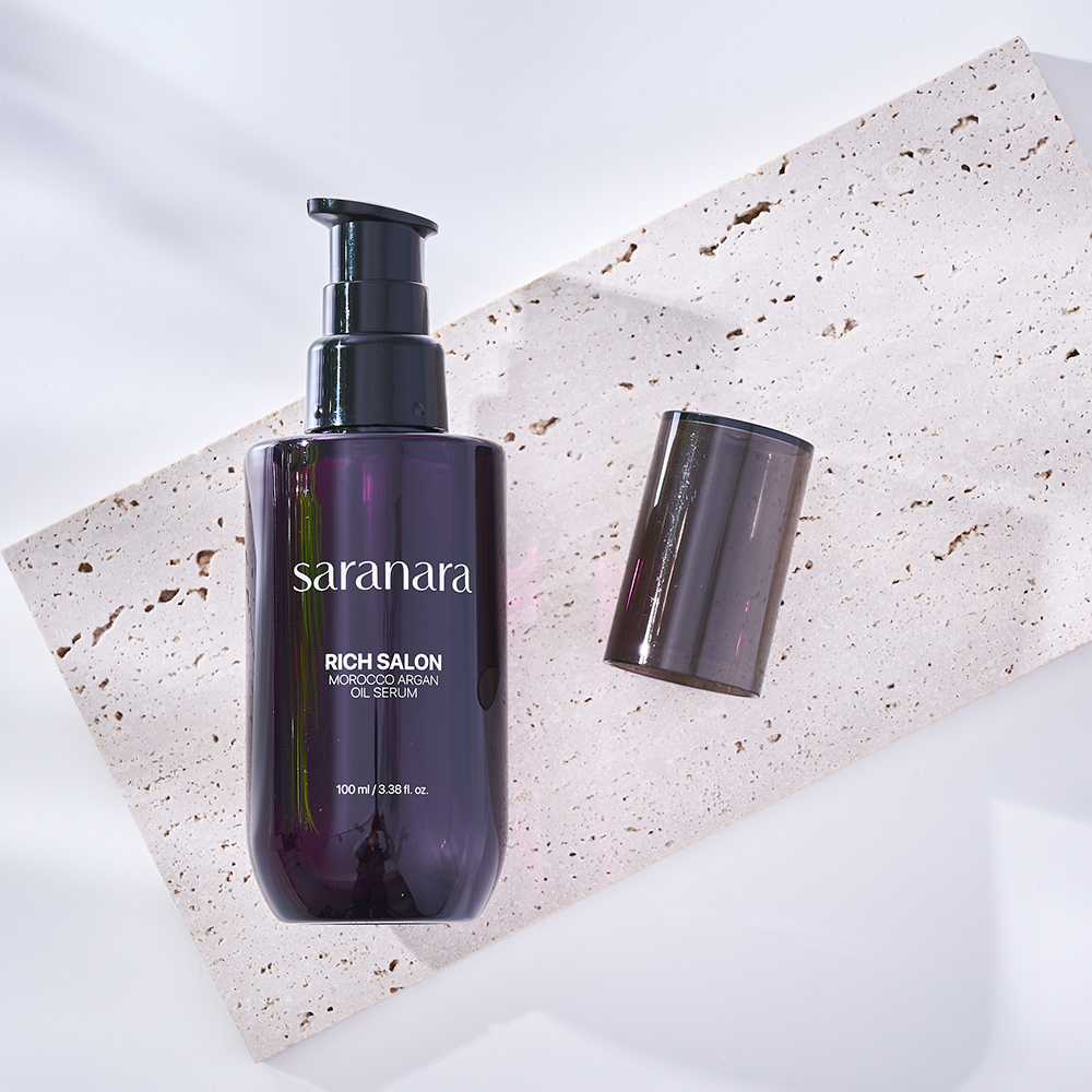 [감사카드] 리치살롱 모로코 아르간 오일세럼 100ml (쇼핑백 & 메시 파우치 포함) : 사라나라 saranara