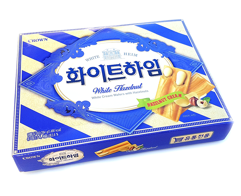 크라운 화이트하임 284g 대용량과자 : 과자파는가게DH몰