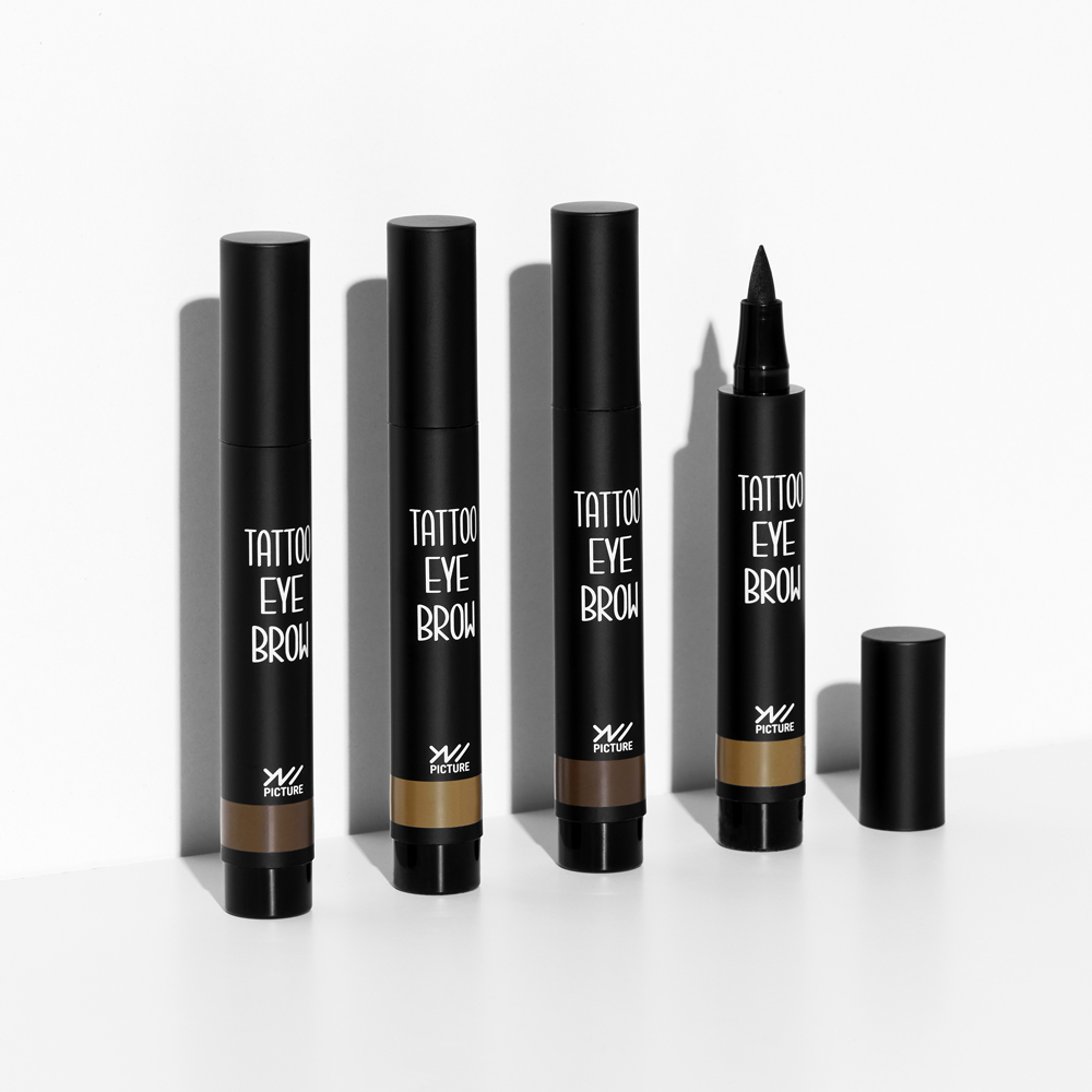 [1+1] 유니픽쳐 타투 아이브로우 눈썹 타투펜 2color 3.5g+3.5g : 프롱 코스메틱