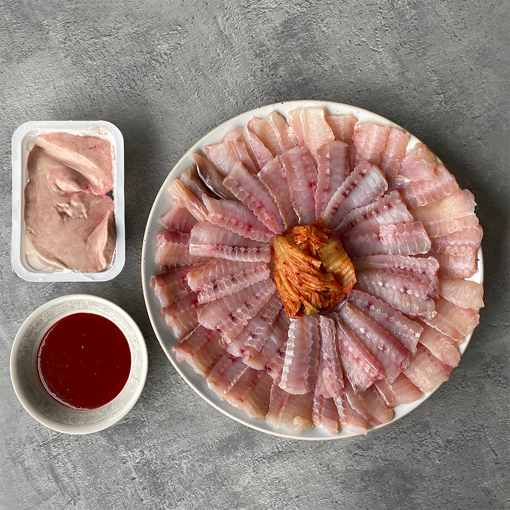 목포 국산 흑산도 홍어회 홍어애 250g : 위셀글로벌 주식회사