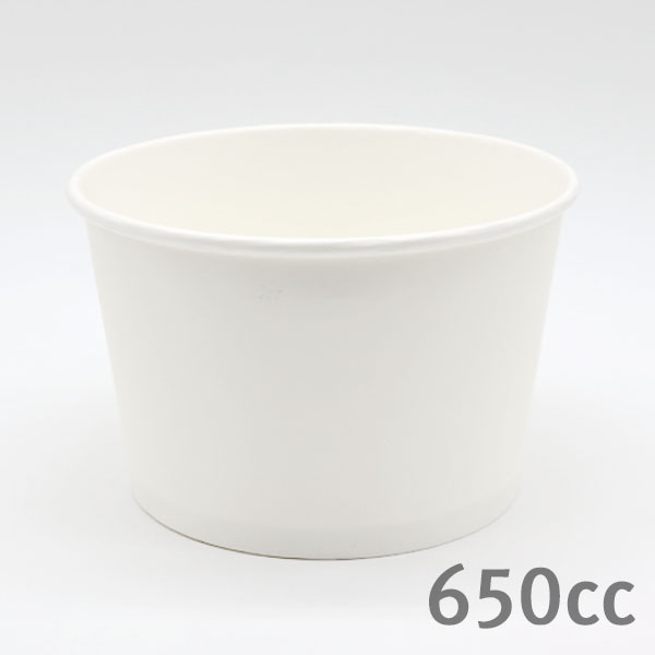 650cc 종이용기 일회용 컵밥용기 덮밥용기 분식포장 : 종이컵누리