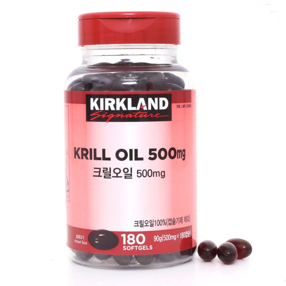 커클랜드 시그니춰 크릴오일 500mg x 180캡슐 코스트코 영양제 : 실버공간