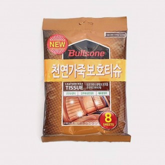 천연 가죽 시트 광택 시트 8매입 클리너 세정 광택 보호 재오염 방지 : Jstreet