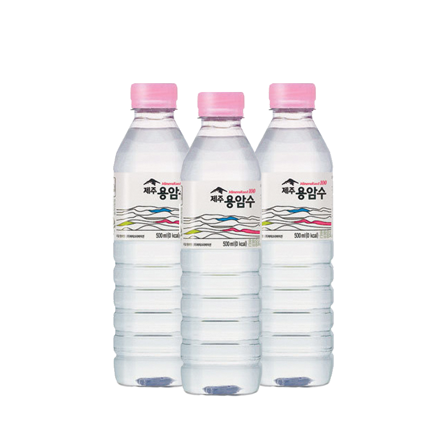 제주용암수 500ml x 20개 용암해수 맑은 알칼리 미네랄 생수 물 : 해피제주랩