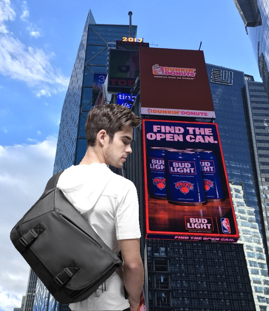 (국내 배송)프리미엄 대용량 메신저백 남성 학생메신저백 BAGnBAGs 1805 : 몽실 라이프