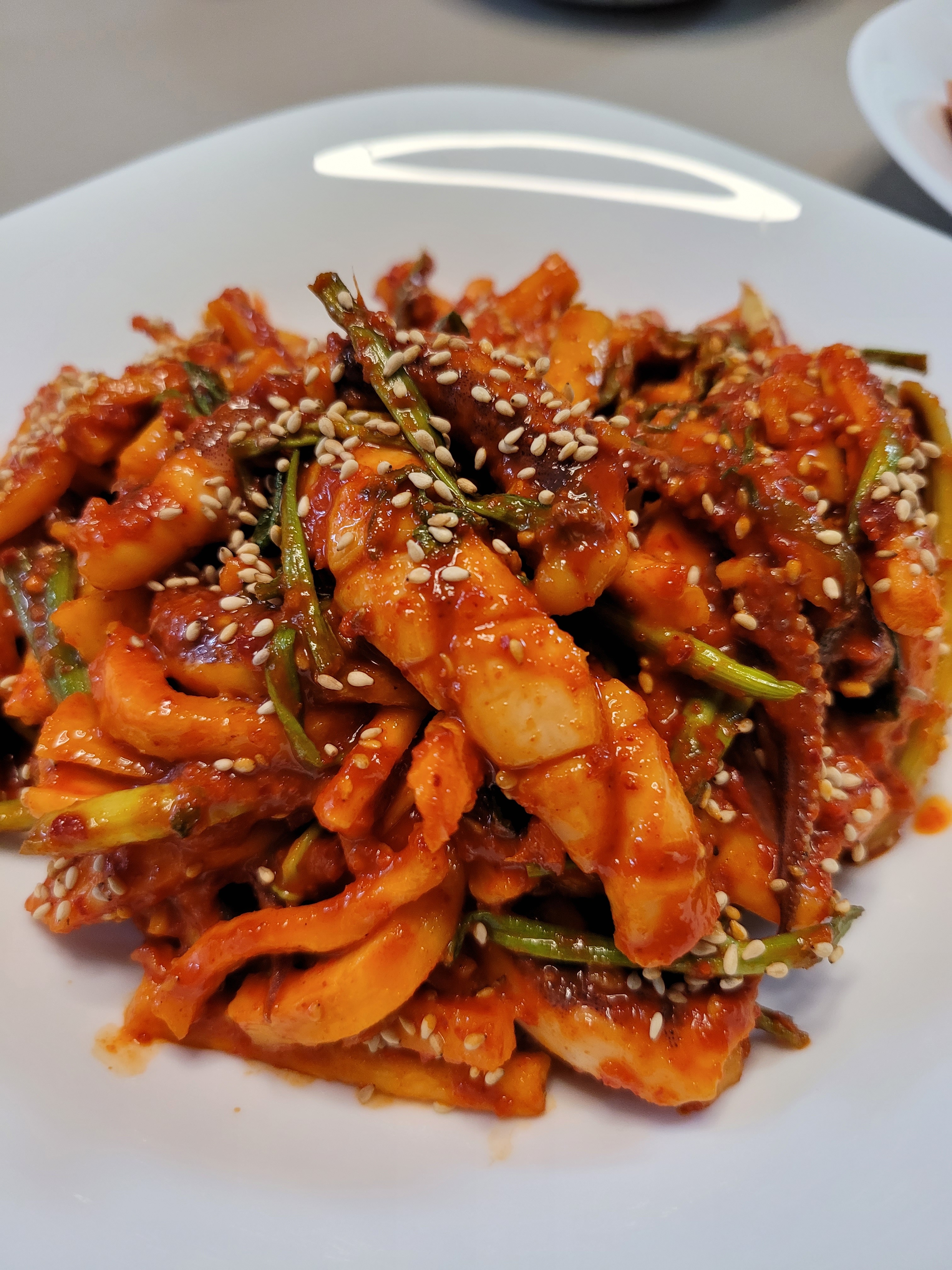 [오징어초무침500g] 전라도 집밥 반찬맛집 반찬배송 부모님 어르신반찬 술안주 : 광주반찬가게 그집반찬
