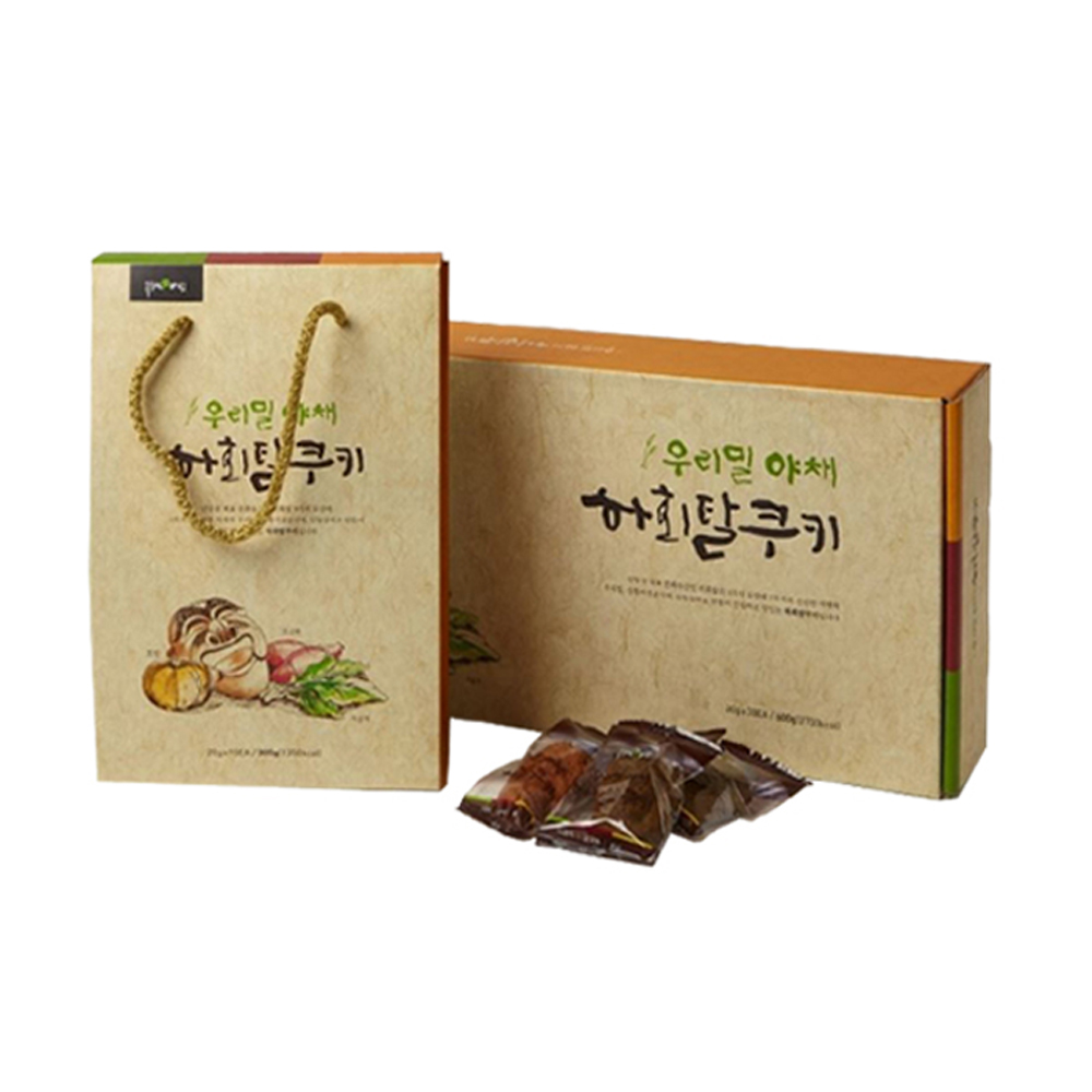 우리밀 야채 하회탈 쿠키(20g X 30개) : 주식회사 뉴트리세븐