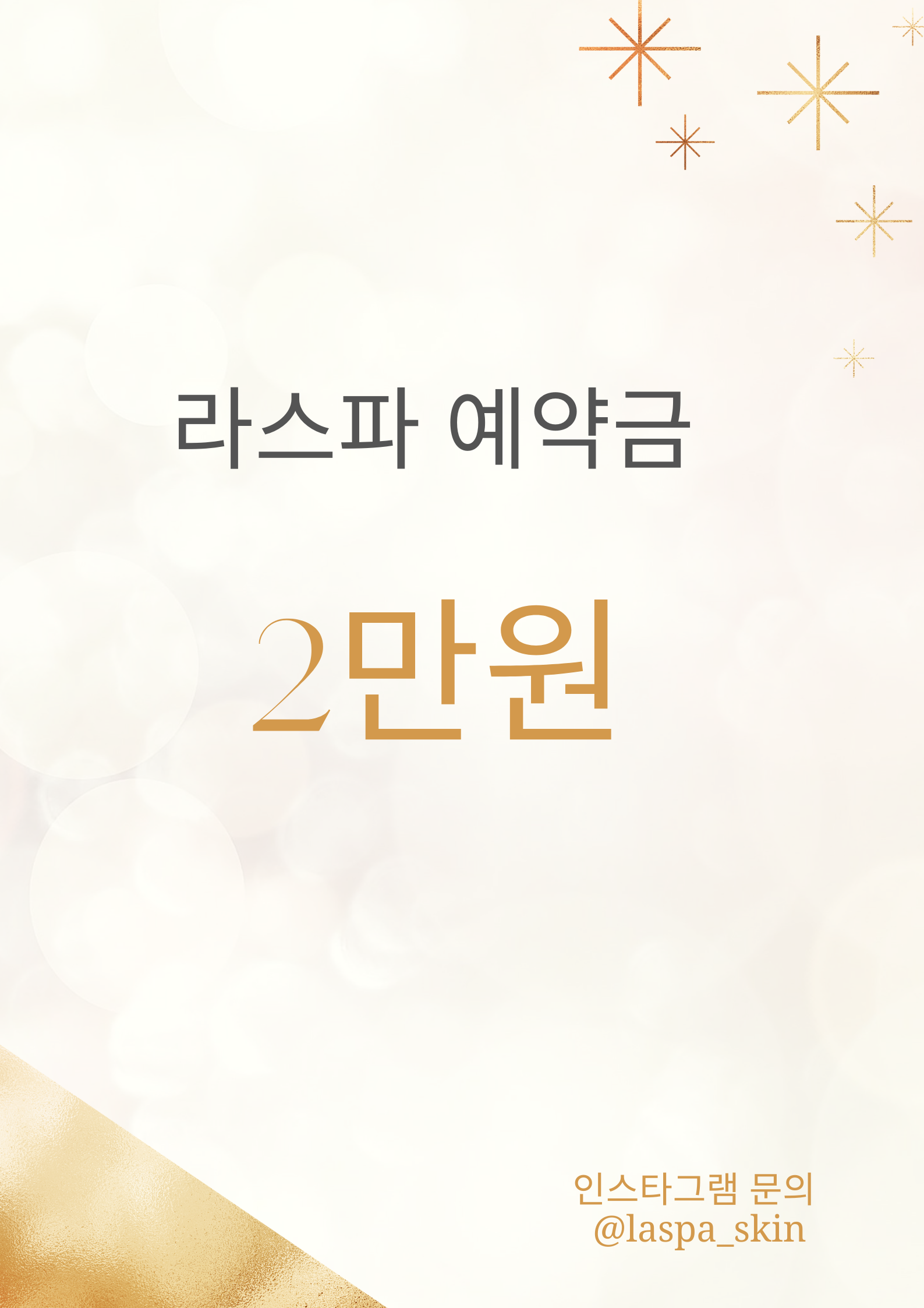 라스파 예약금 : 라스파