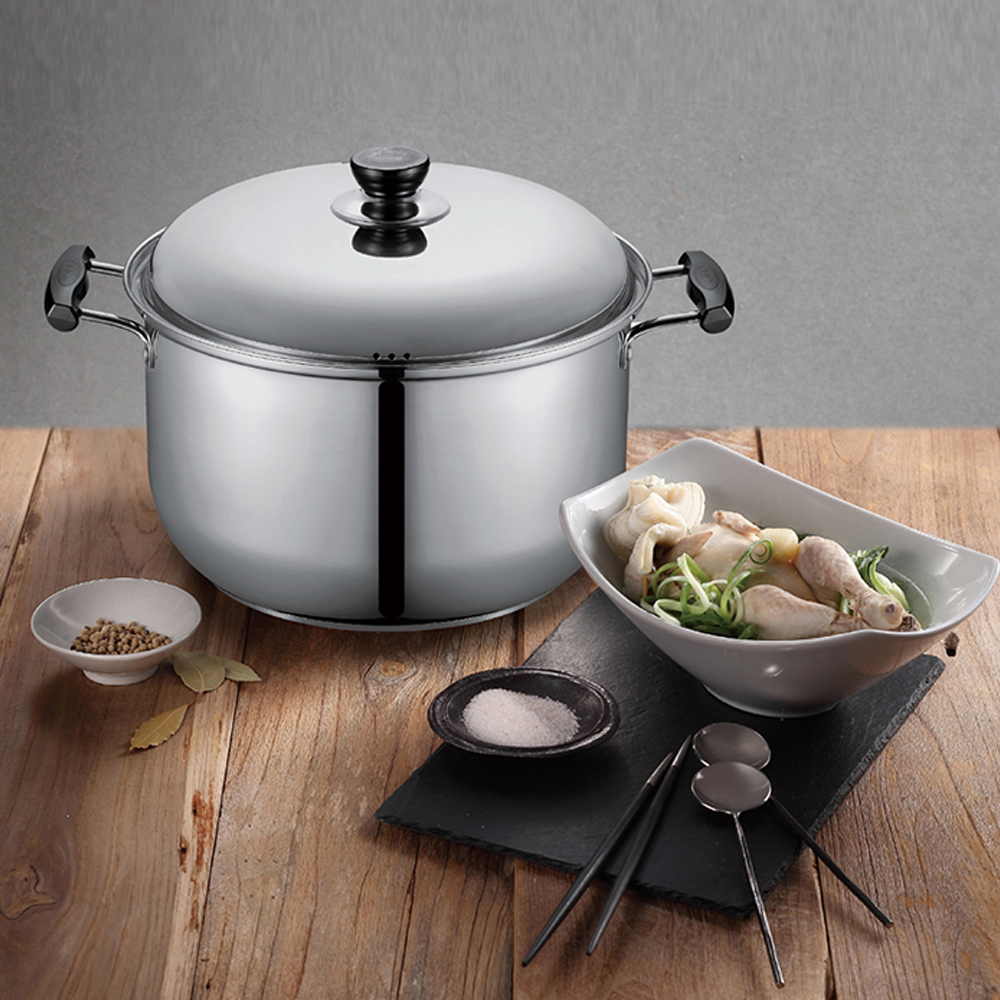 PN풍년 곰솥냄비 28-30cm 스테인레스 찜솥 빨래솥 PNBC(N)-28C : 홍연팜