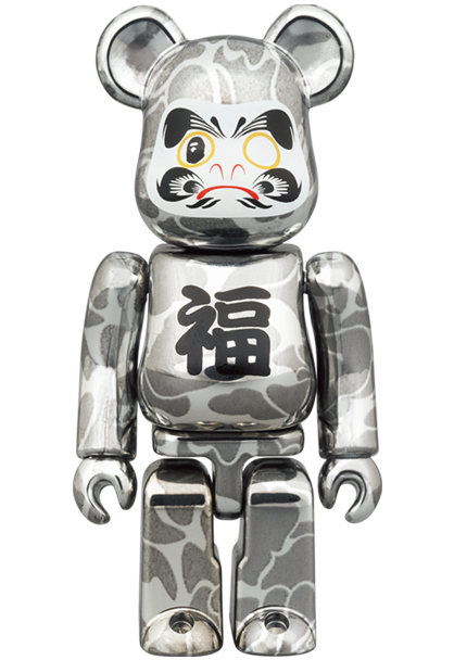 베어브릭 베이프 마네키네코 금도금 달마 은도금 100％ & 400% BEARBRICK BAPE : 아트토이 디오