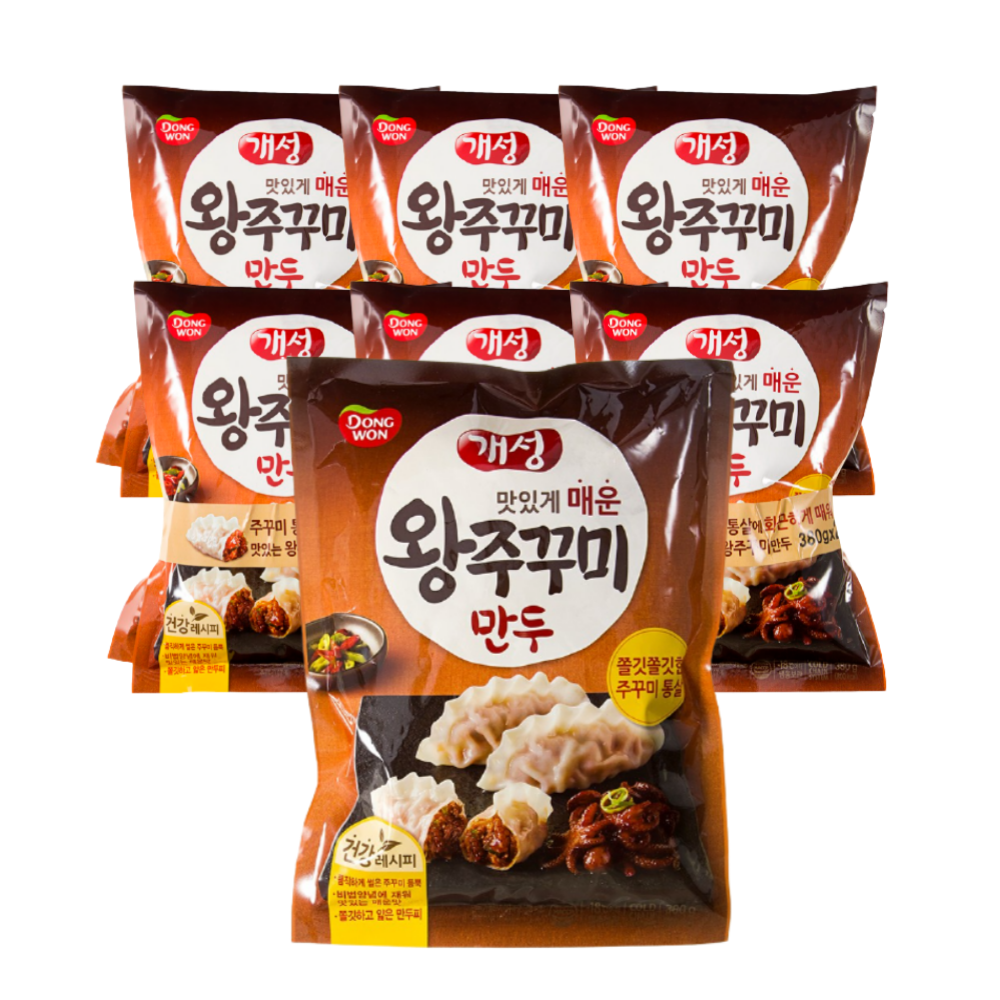 맛있게 매콤한 동원 개성 왕주꾸미 만두 380g 4봉지 6봉지 : 뚱이슈퍼