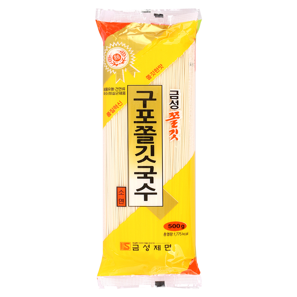 금성제면 구포쫄깃국수 메밀소면500g : 하람커머스