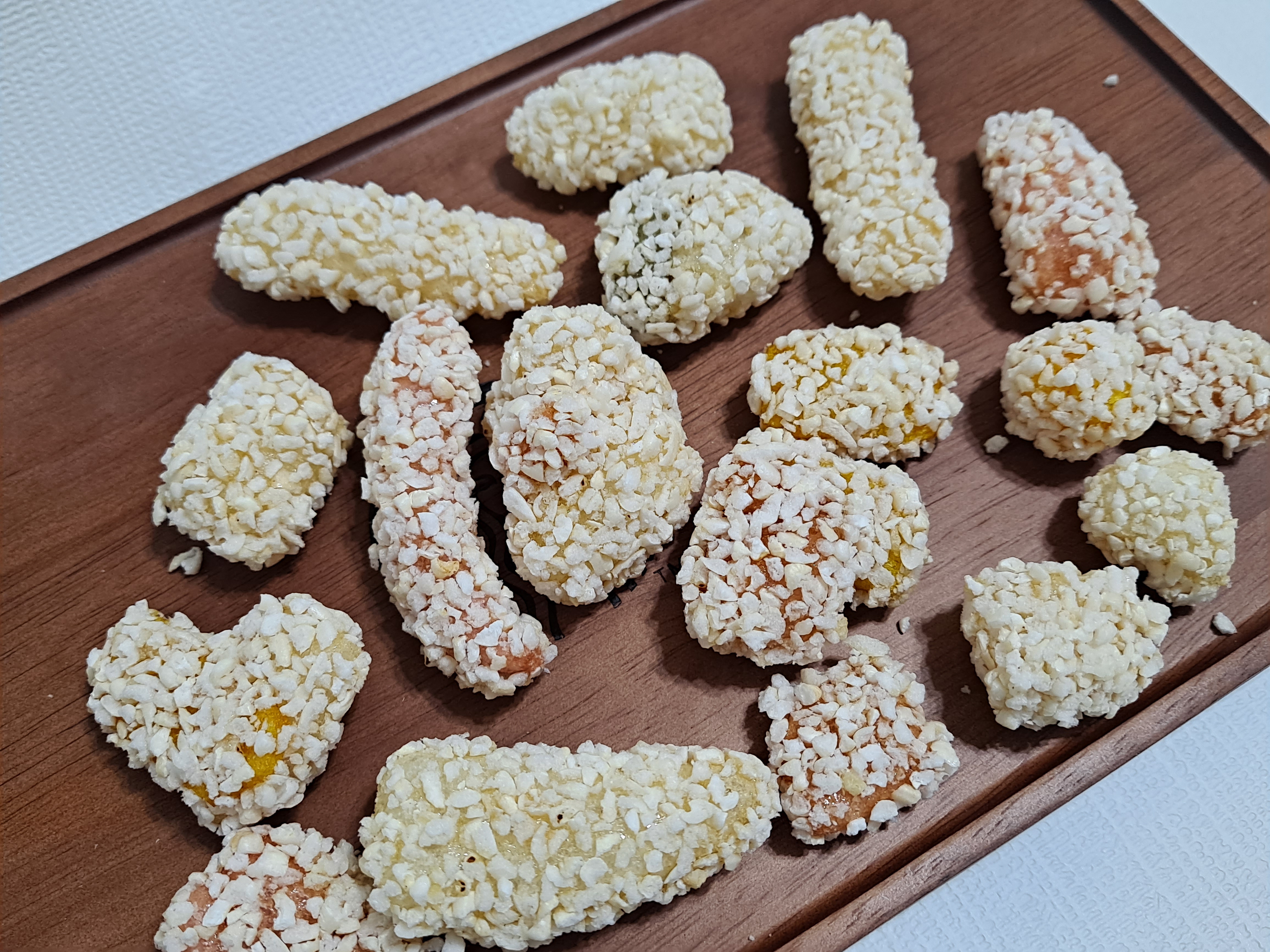 가용비 뛰어난 맛있는 한과다움 못난이 유과 수제 찹쌀 유과 한과 어린이간식 : 한과다움
