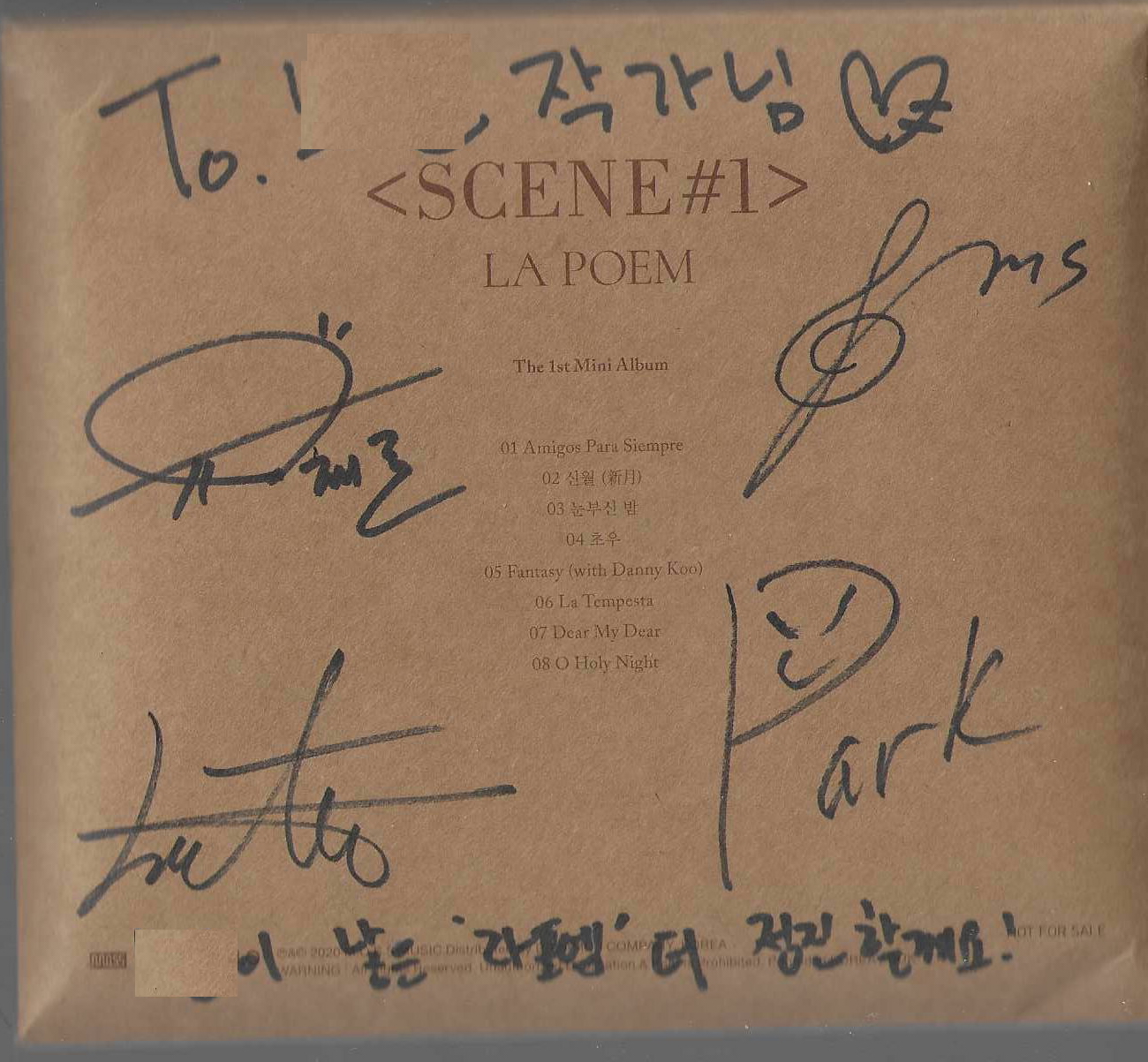 [중고] 라포엠 (LA POEM) - SCENE#1 (TO있는 싸인앨범) : 피트의 뮤직월드