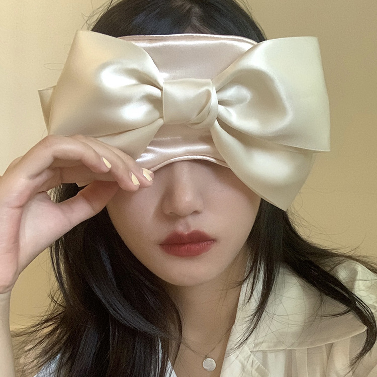 리본안대 화이트 핑크 신혼여행준비물 귀여운 예쁜 : 라라리빠
