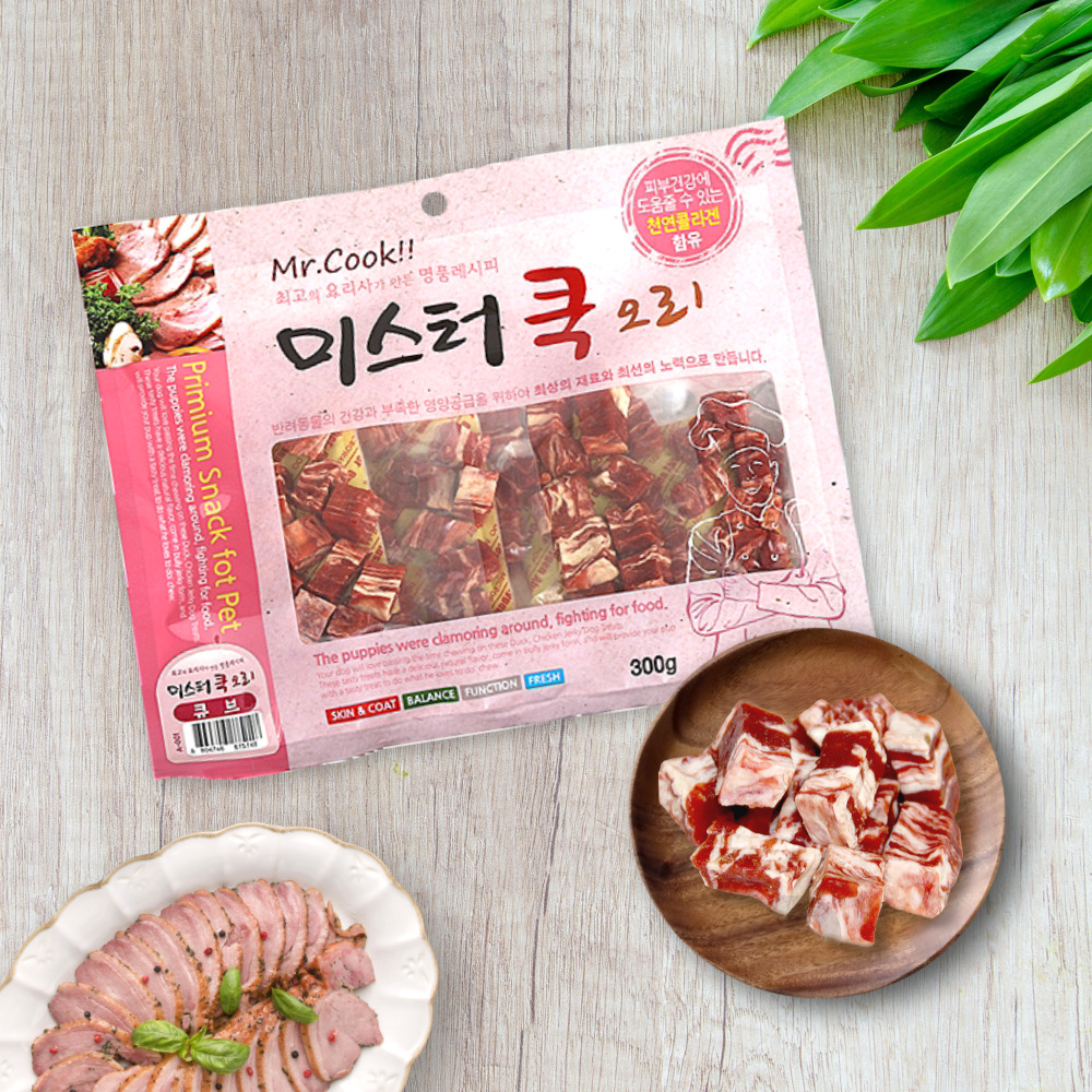 미스터쿡 오리 큐브 300g : 순우리