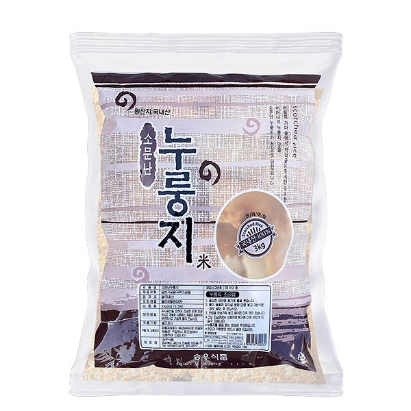 오뚜기 옛날 구수한 끓여먹는 누룽지 3kg 외 3종 : 로샵