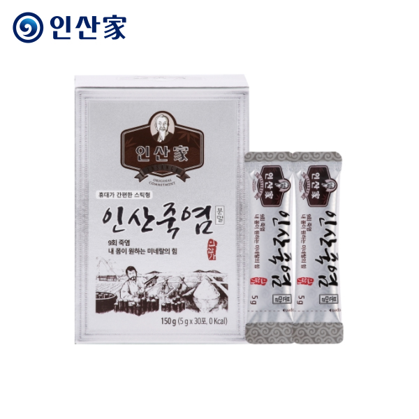 9회 인산죽염 150g 5g x 30개 (분말 스틱형) / 인산가 : 죽염시대