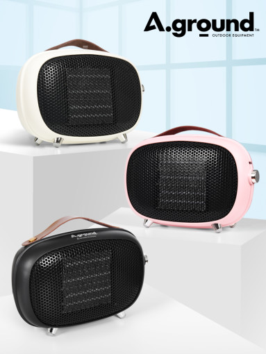 [에이그라운드] 미니 팬 히터 / 캠핑 차박 가정용 전기히터 AH-800W : 캠핑토크