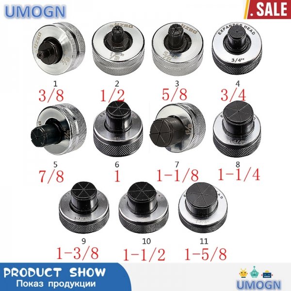 확장기 헤드 강철 소재 CT-100 또는 CT-300 튜브 전동 공구 부품 10-42MM : 홈인더플렉스