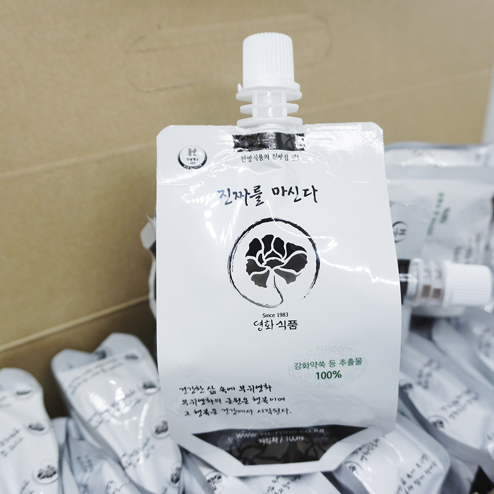영화식품 강화약쑥즙 100ml x 30개입 x 2박스 사자발쑥즙 : 영화식품