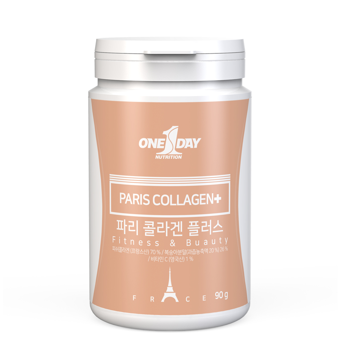파리 저분자 피쉬 어류 마시는 먹는 어린 콜라겐+플러스 펩타이드 분말 90g : 원데이뉴트리션