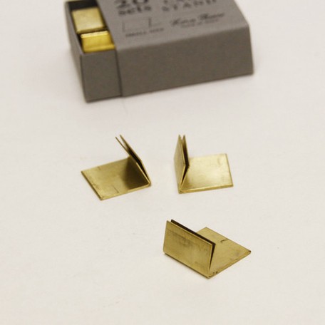 황동 brass 카드 스탠드 명함꽂이 엽서 사진 메모 가격표 홀더 거치대 스몰 라지 놋쇠 : 반야월소