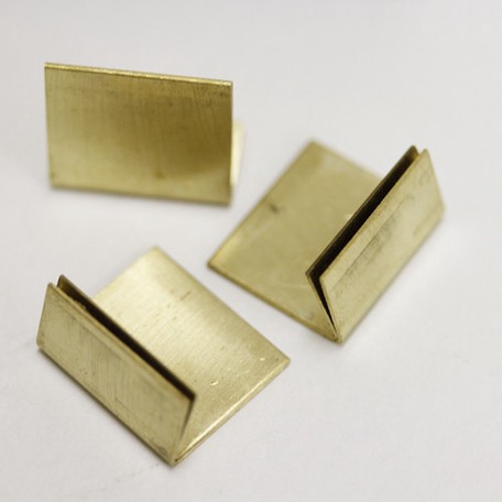 황동 brass 카드 스탠드 명함꽂이 엽서 사진 메모 가격표 홀더 거치대 스몰 라지 놋쇠 : 반야월소