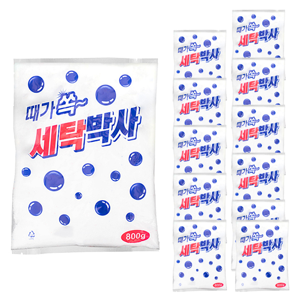 세탁 세제 800g 12개 빨래 가루 비누 A496 : 크린메이트샵