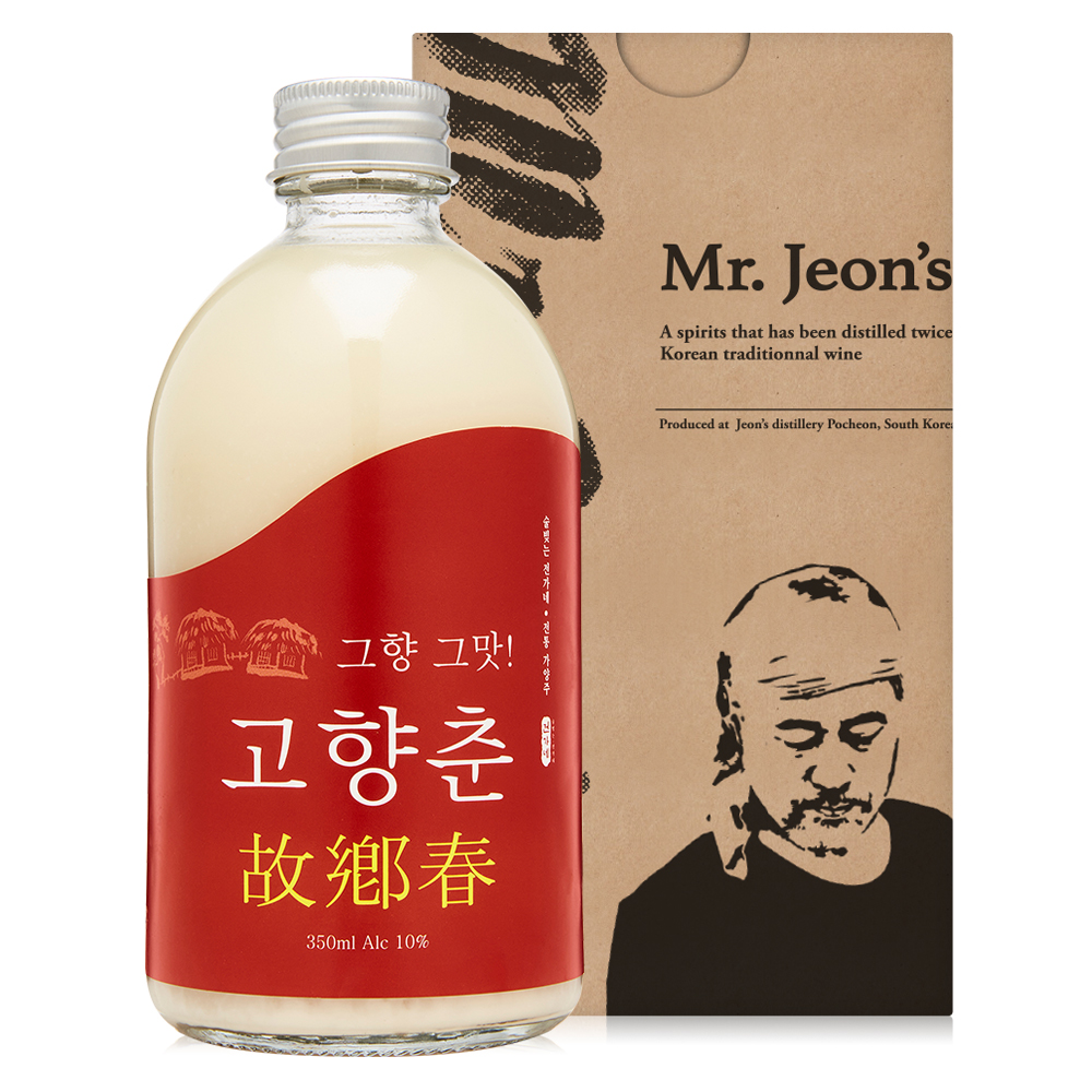 술빚는전가네 춘세트 10도 350ml_주홍춘 1병, 350ml_고향춘1병 : 술빚는 전가네