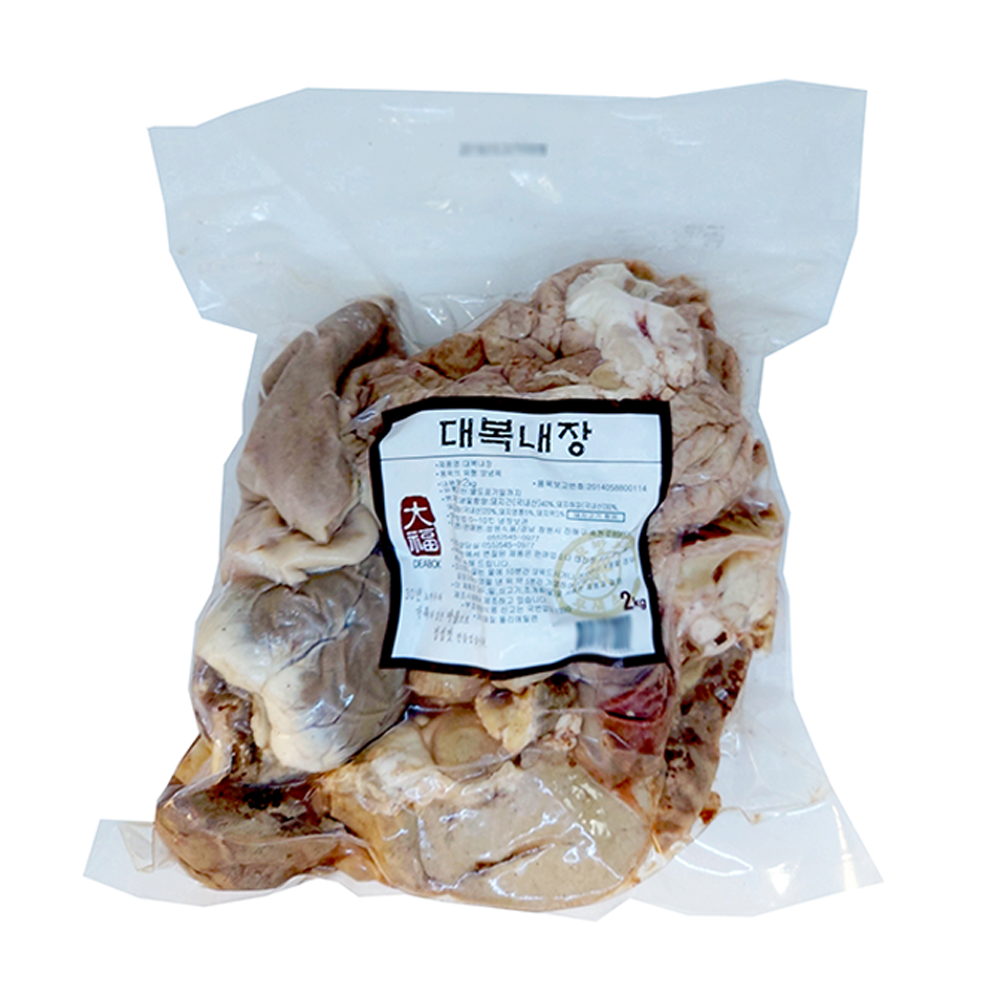 성원식품 대복 순대 내장 2kg : 푸드엔마트