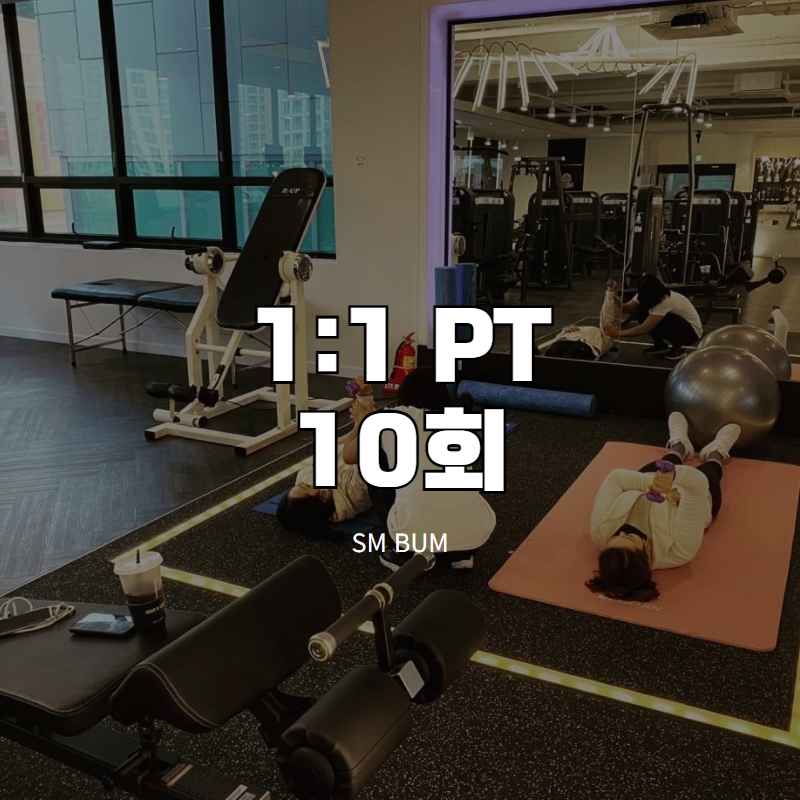 [에스엠범 휘트니스] 1:1 PT 10회 : 에스엠범 휘트니스