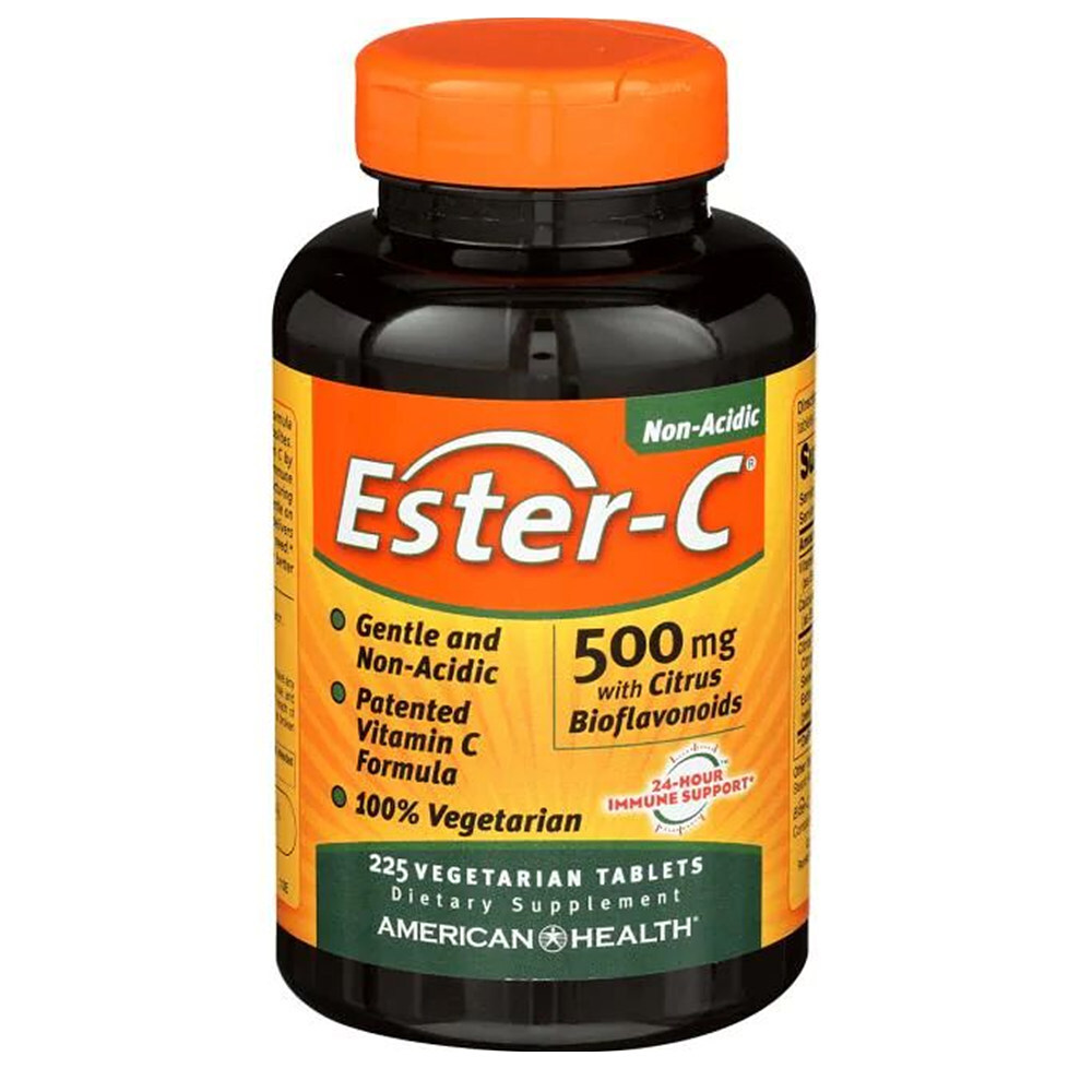 American Health 아메리칸헬스 Ester-C 500mg 식물성 225정  시트러스 바이오플라보노이드 에스테르C : 프라미스샵
