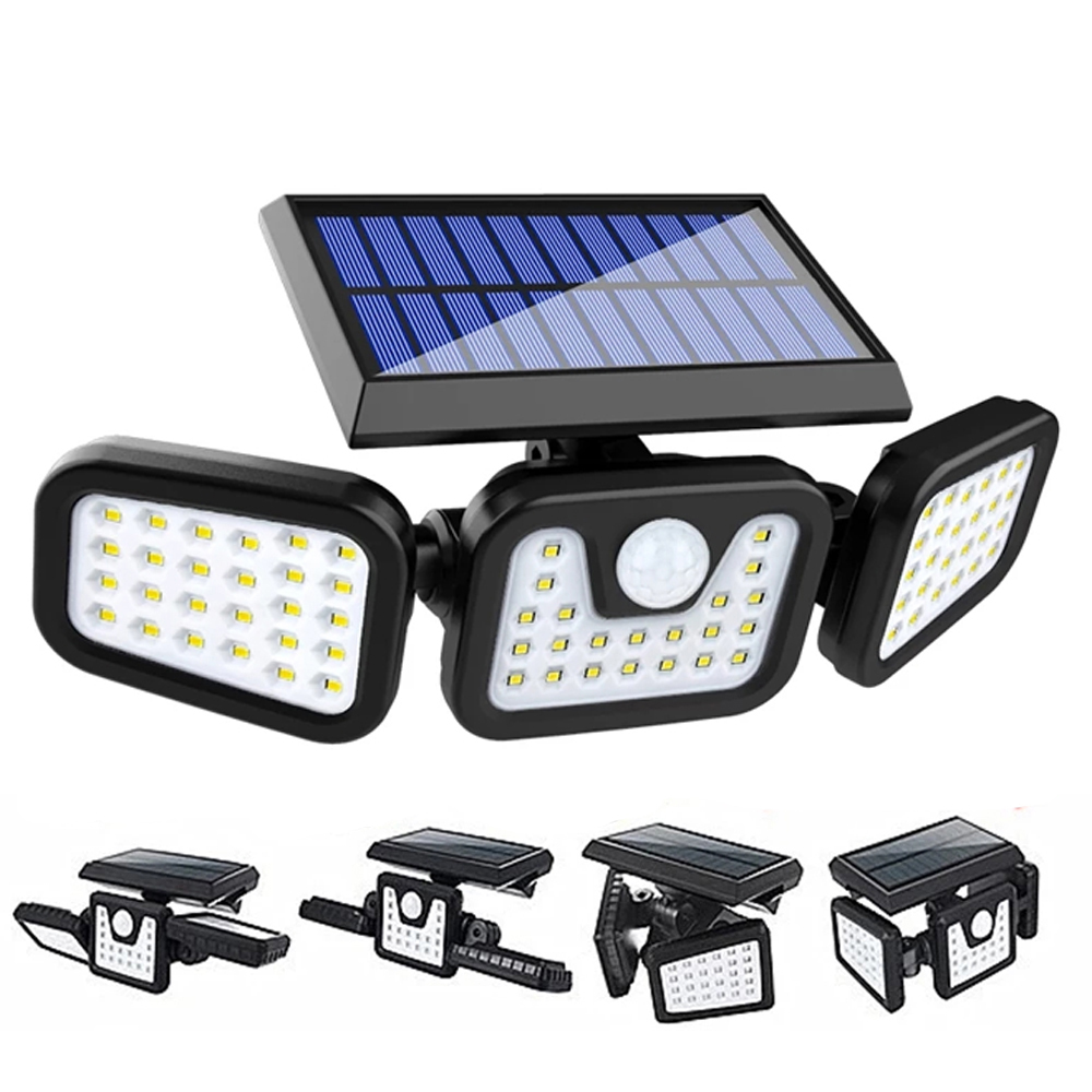 LED 태양광 충전식 센서등 야외 조명등 벽등 정원등 3방향/센서등/태양광센서등/LED센서등/야외등/조명등/충전식센서등/충전센서등/정원등... 