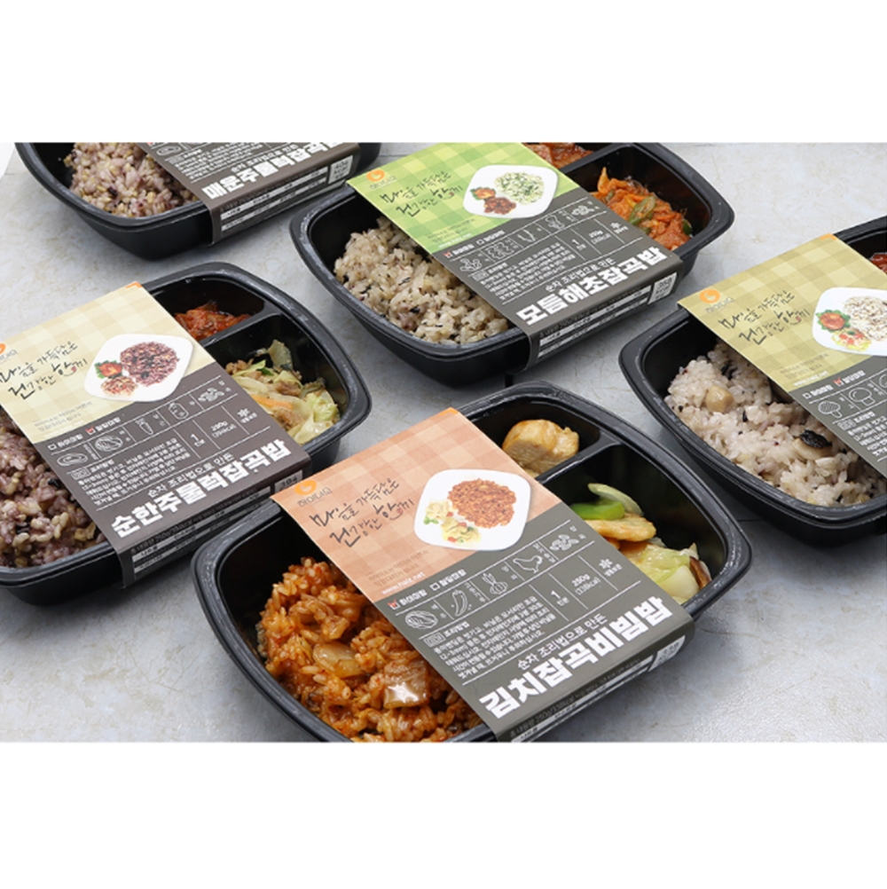 하루한끼도시락 식단조절 체중조절 간편식 도시락5종세트 : 멍자언니