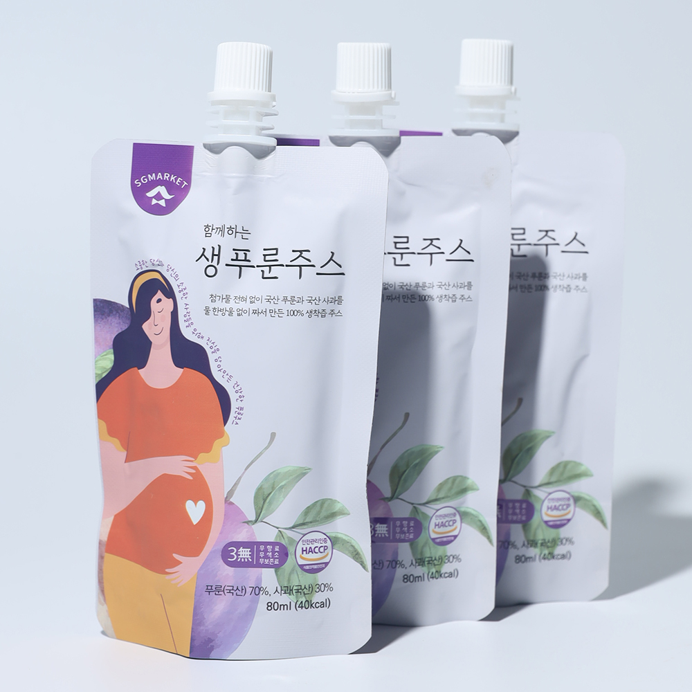 삿갓유통 국산 푸룬주스 80ml 생착즙 임산부 푸른주스 : 삿갓유통 SGMARKET