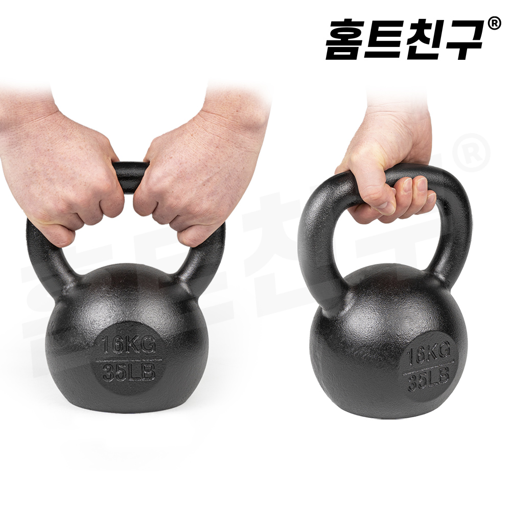 케틀벨 강철 무광 홈트레이닝 홈짐 기구 4kg : 홈트친구