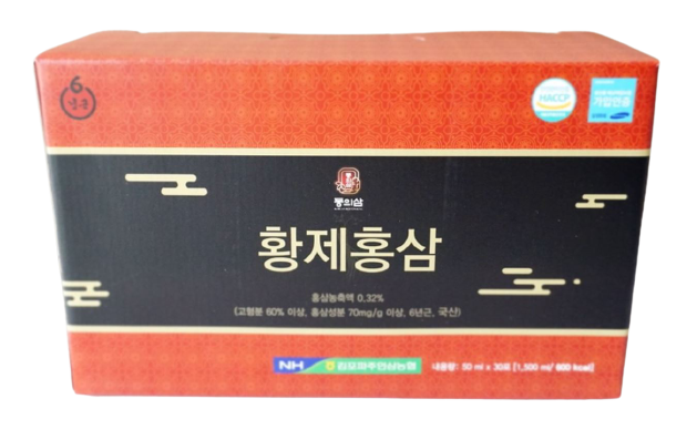 동의삼 황제홍삼 50ml x 30포 침향추출액함유 설명절선물용 : 히든딜