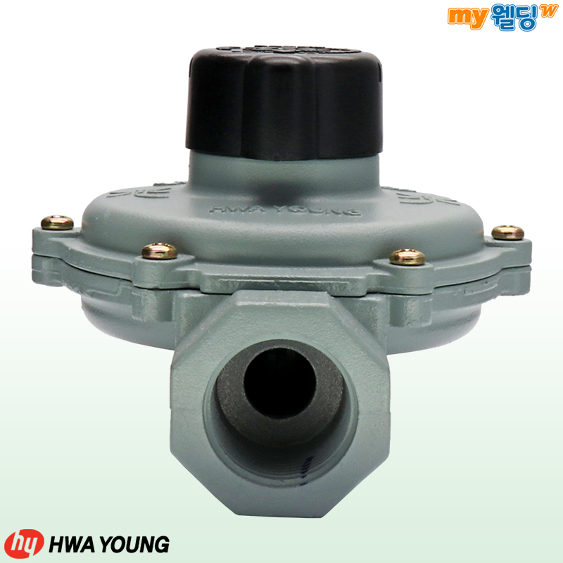 화영상사 LPG 가스 레귤레이터 압력조정기 HYR-5 저압 조절기 5Kg (가정용 업무용) : 마이웰딩