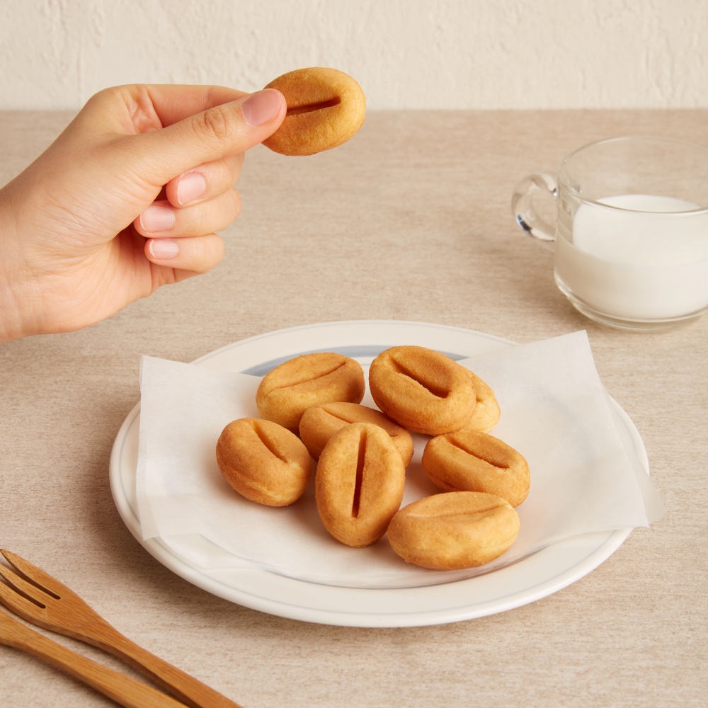 알앤알 커피콩빵 180g X 4봉, 커피 플레인 바나나 슈크림 냉동 빵 : 알앤알코리아