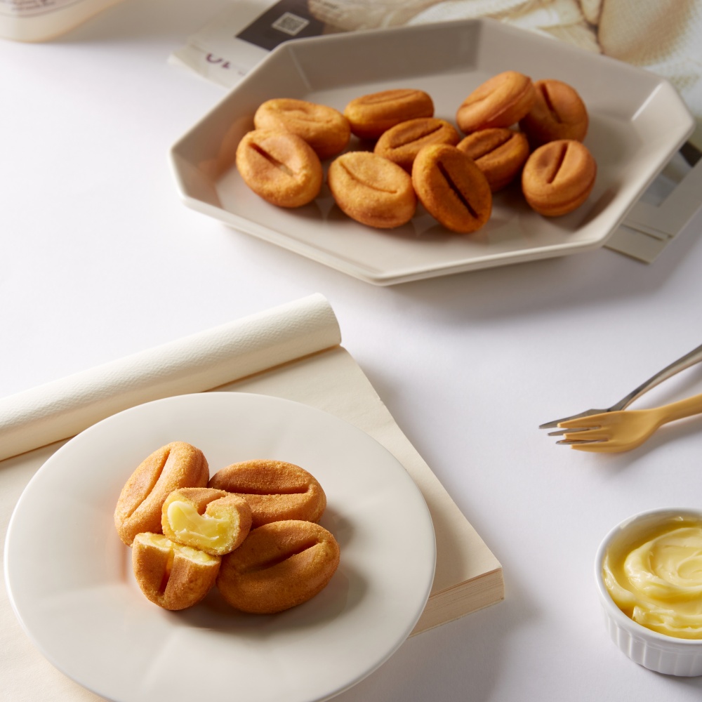 알앤알 커피콩빵 180g X 4봉, 커피 플레인 바나나 슈크림 냉동 빵 : 알앤알코리아