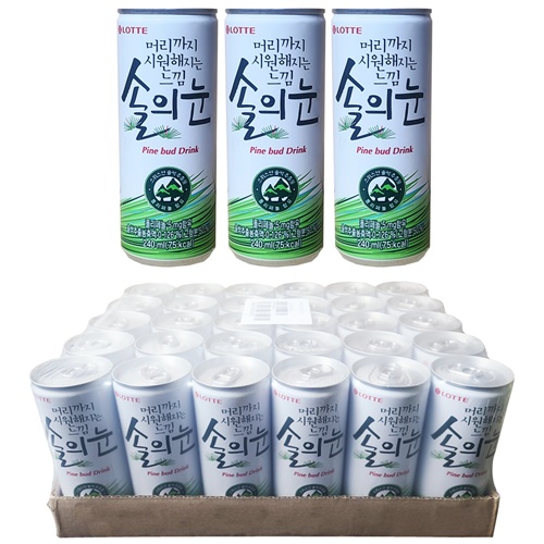 솔의눈 240ml, 30캔 : 준음료