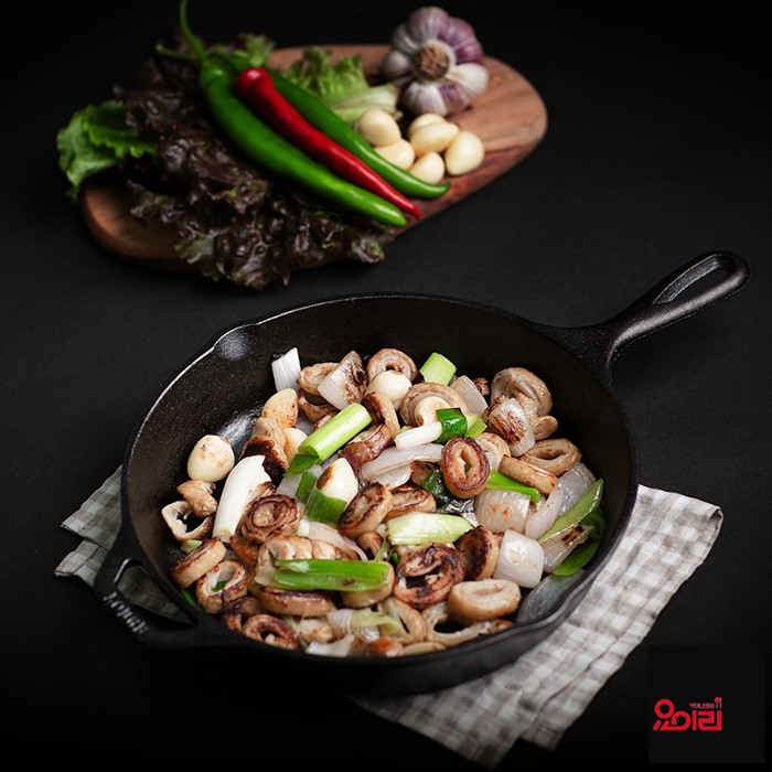 참나무 훈연 돼지 고기 숯불 구이 양념 막창 400g : 더키친72