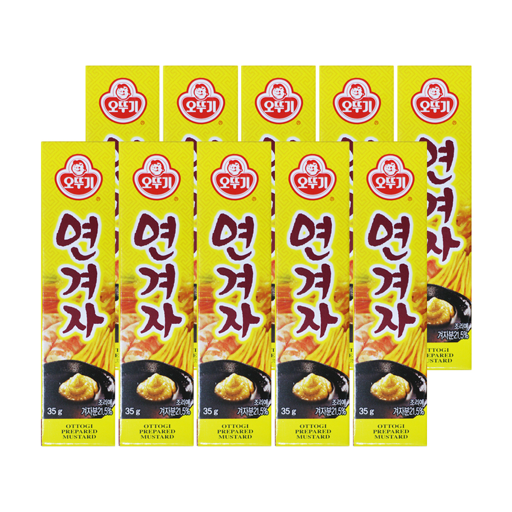 오뚜기 연겨자 35g 10개 겨자 냉면 해파리 양장피 : 더진스토어