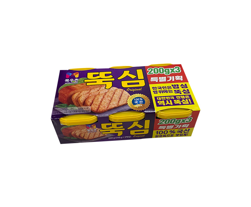 목우촌 뚝심 200gX3개입 (8803712127032) : 서울서남부농협하나로마트