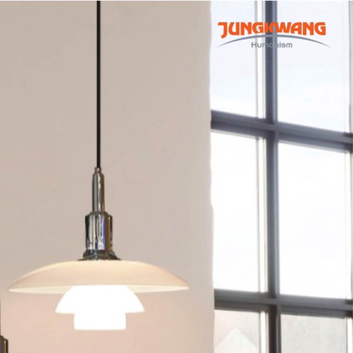JE LED 폴리 1등 펜던트 조명 식탁조명 색상 흑도금 : 국제조명
