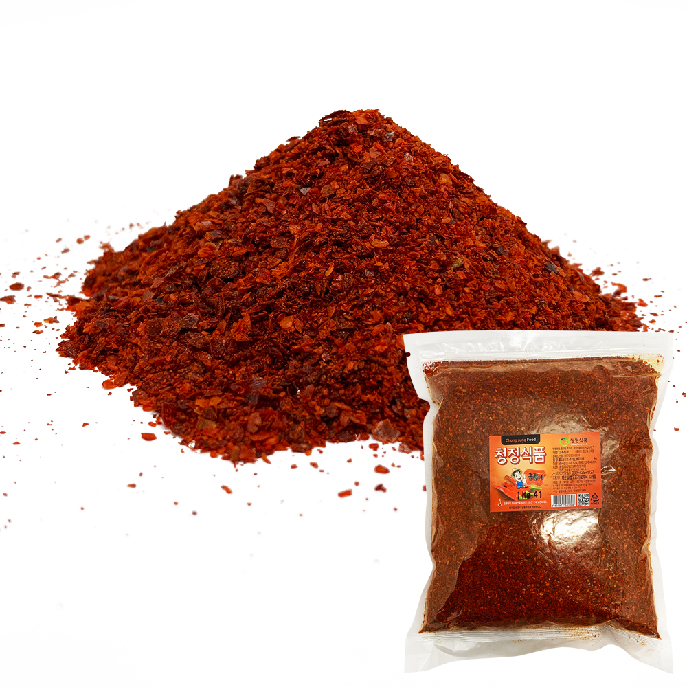 [고래창고] 청정식품HACCP 다대기용 굵은 고추가루 업소용 영업용 고춧가루 1Kg : 고래창고
