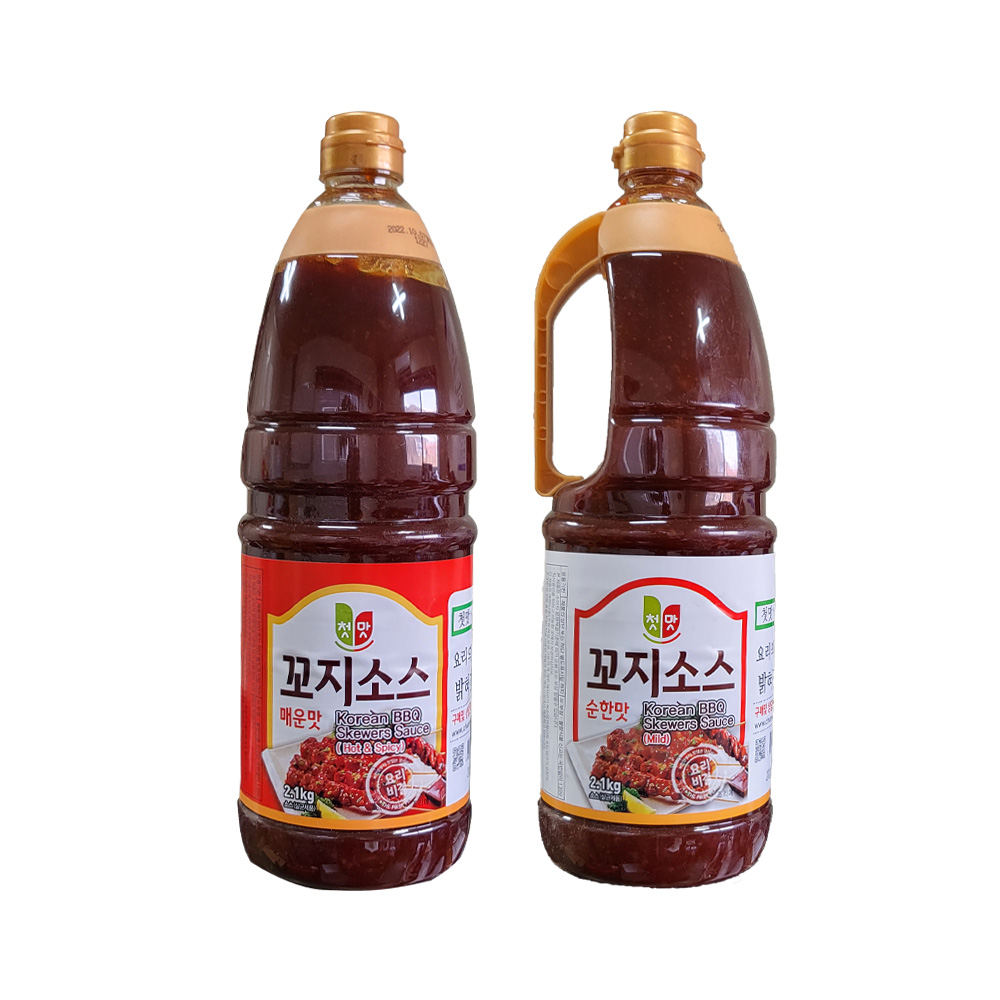 청우 첫맛 꼬지소스 순한맛 매운맛 2.1kg 꼬치소스 : 씨알식자재ONLINE
