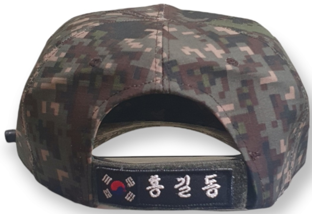 군인모자 전투모 이름표 뒷면 벨크로 찍찍이 네임텍 오바로크 명찰 : 더화랑사