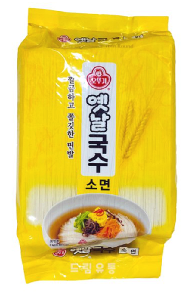 도매 업소용 오뚜기 옛날 국수 소면 3k 4봉 한박스 : 명가스토리